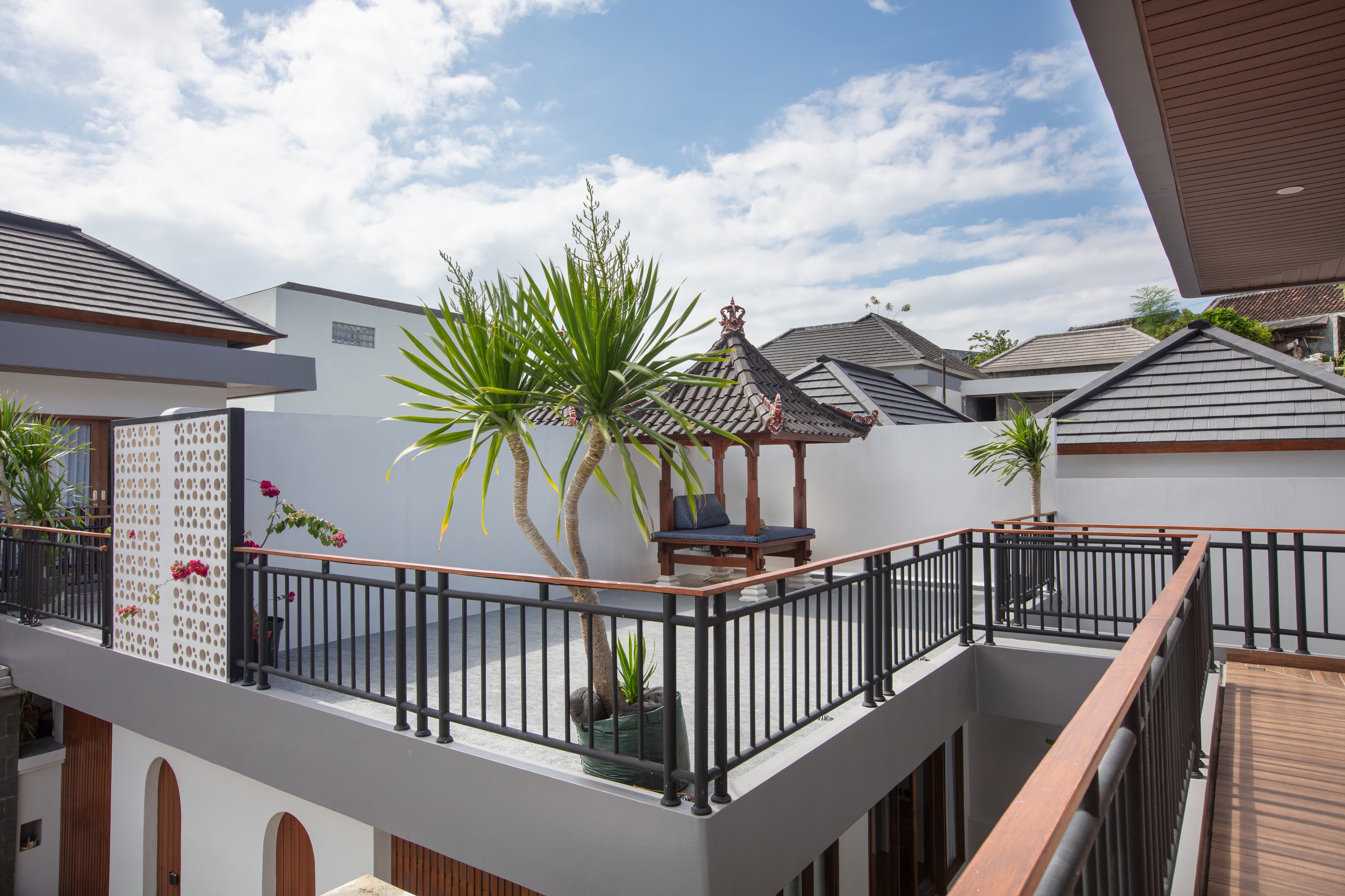 Rooftop terrace with panoramic views, perfect for morning coffee and golden-hour views